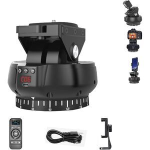 YT-1200 Auto Motorized Rotating Panoramic PTZ Head w Remote Control